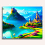 Paint by Numbers - Fantasy castles, landscape