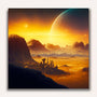 Paint by Numbers - Fantasy Landscape Orange