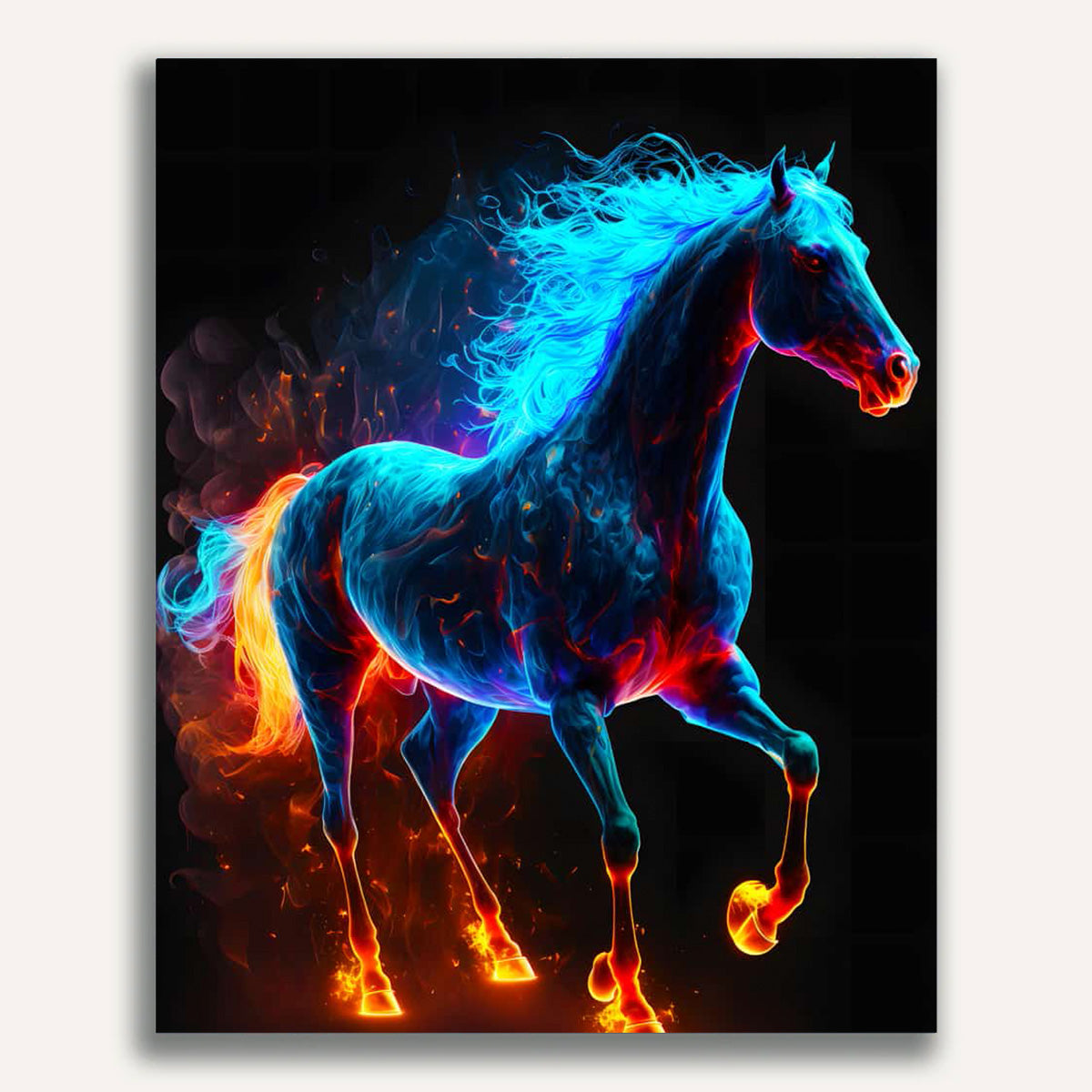 Paint by Numbers - Fire Horse