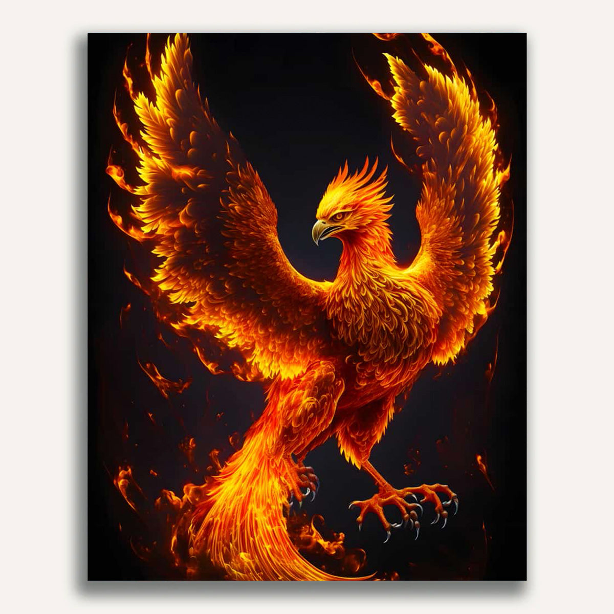 Paint by Numbers - Fire Phoenix