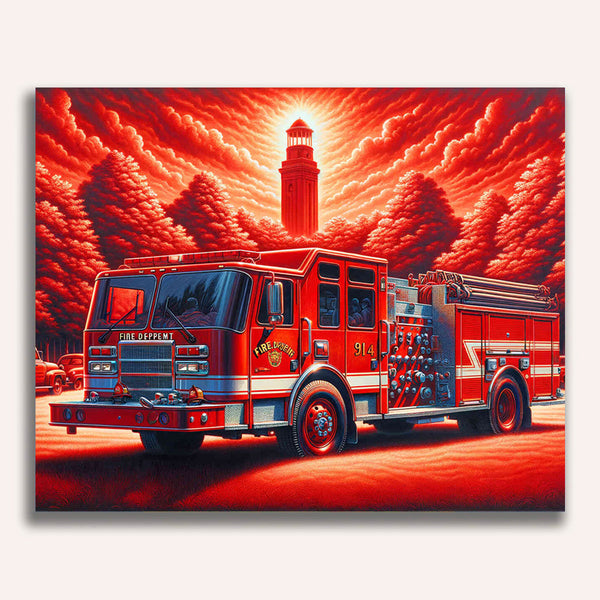 Paint by Numbers - Fire brigade
