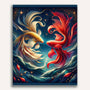Paint by Numbers - Fish Red and Gold