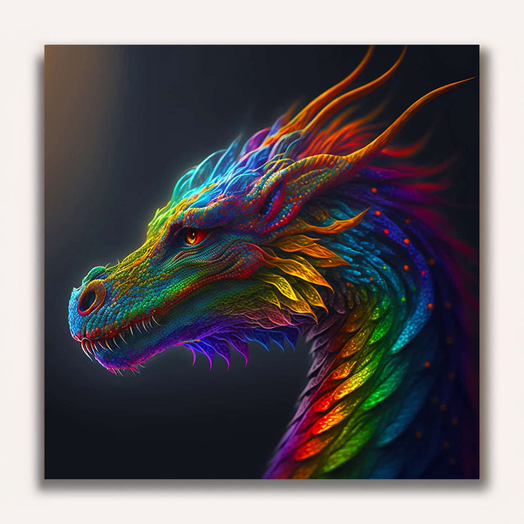 Paint by Numbers - Flaming heart