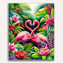 Paint by Numbers - Flamingo, pair