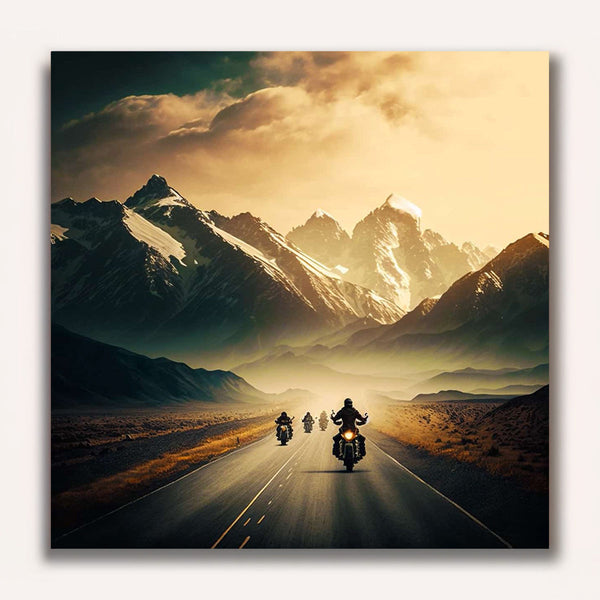 Paint by Numbers - Lightning fast biker