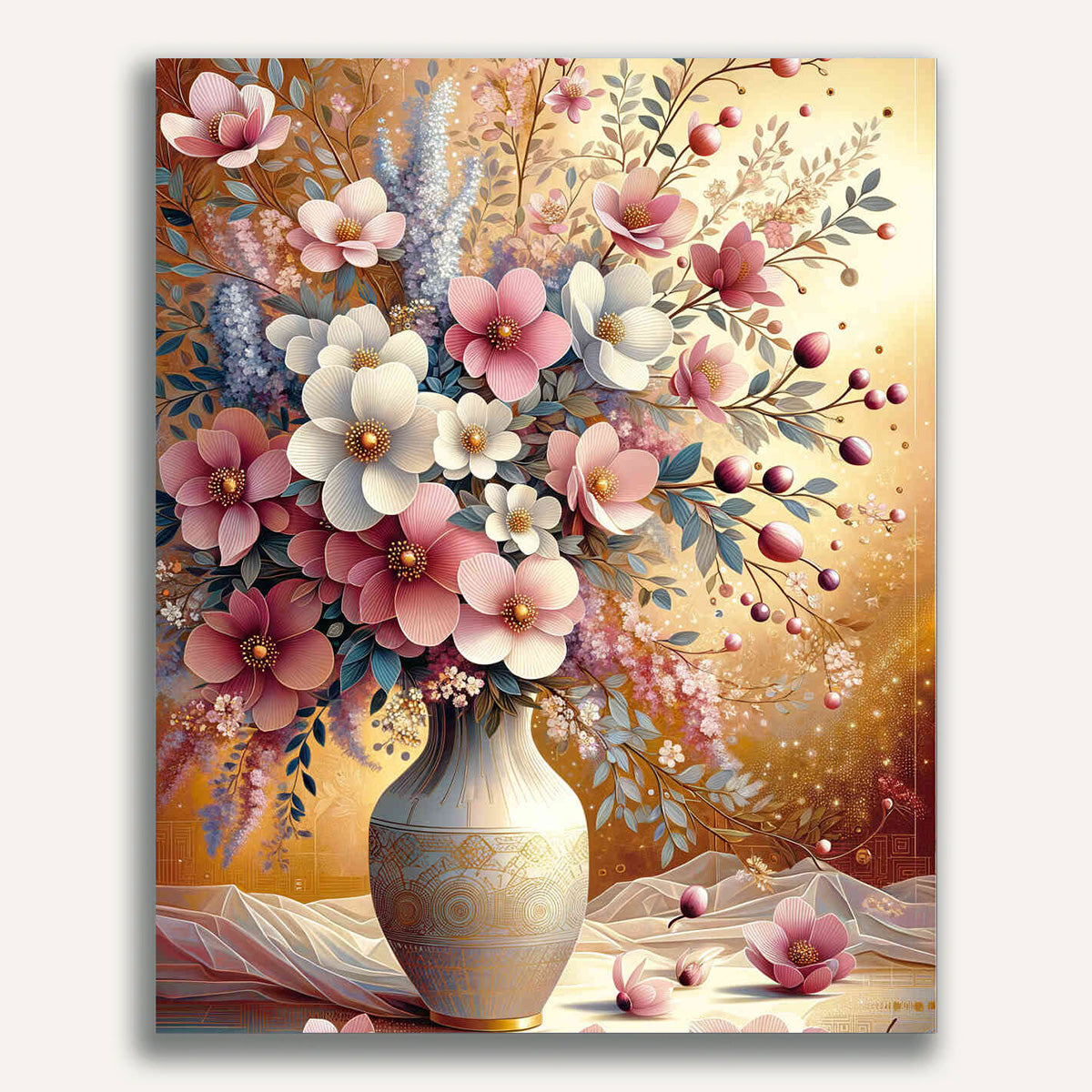 Paint by Numbers - Flower Arrangement