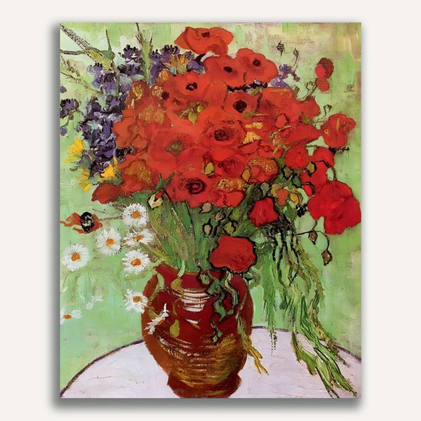 Paint by Numbers - Bouquet of flowers painting