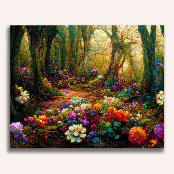 Paint by Numbers - Flower forest