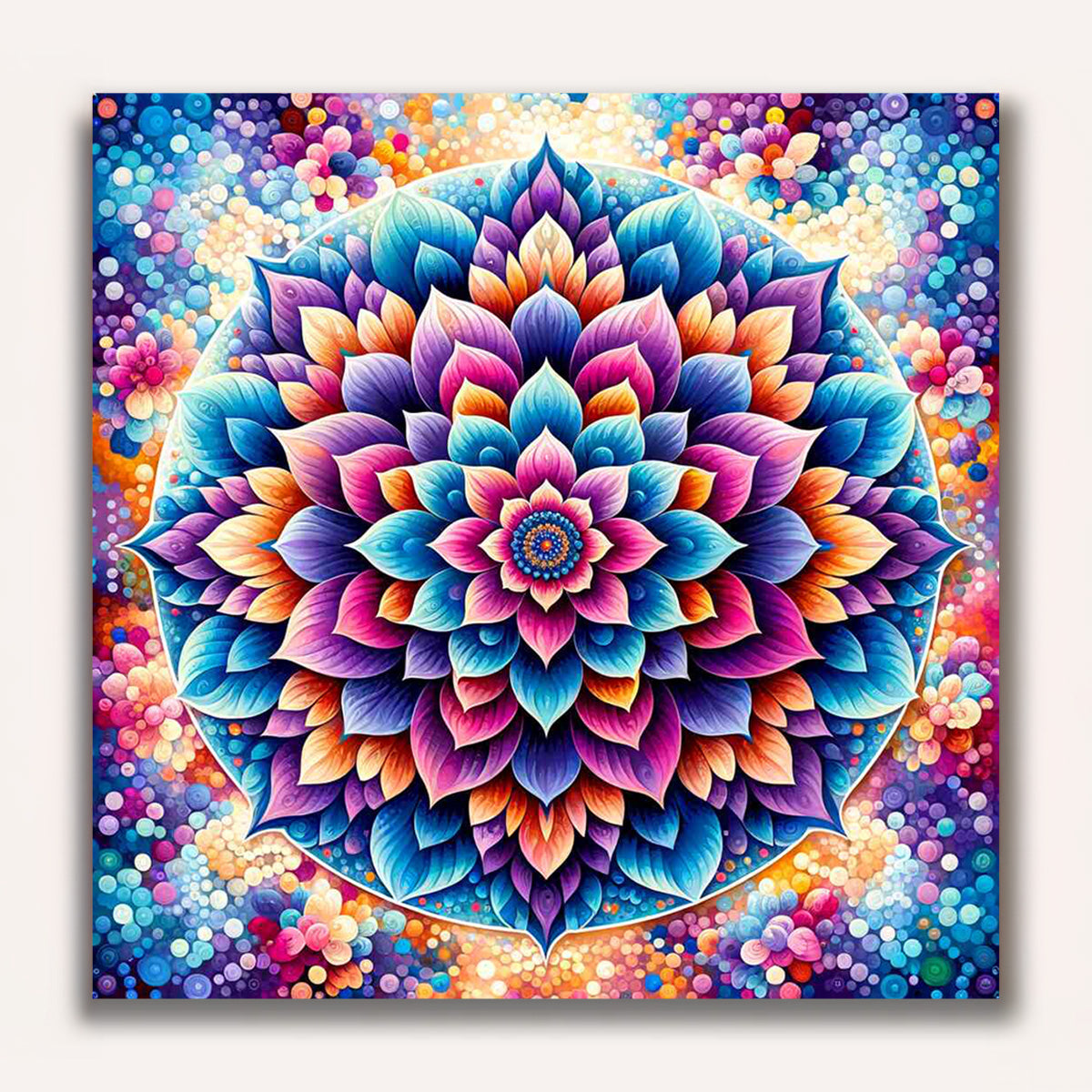 Paint by Numbers - Flower Mandala