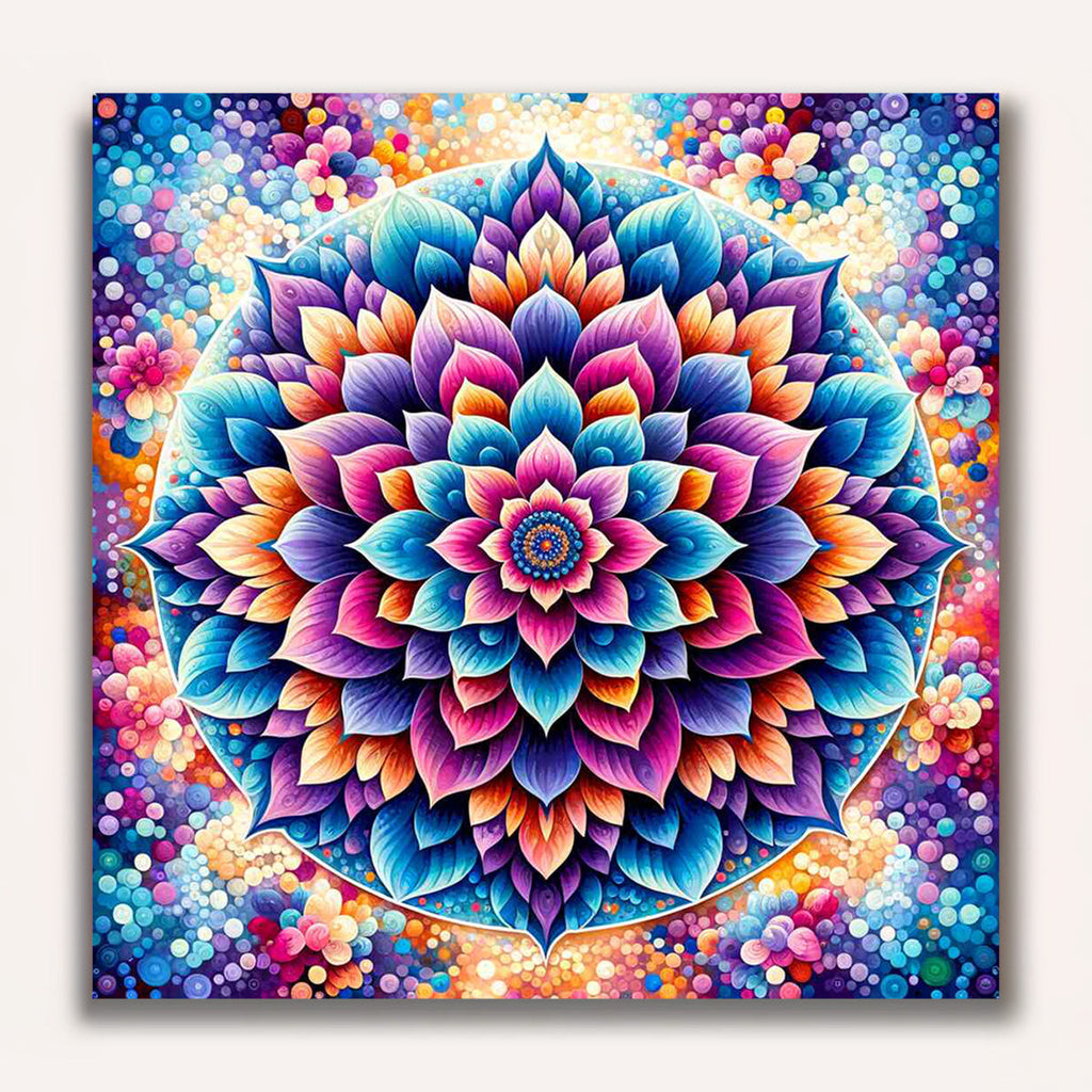 Paint by Numbers - Flower Mandala