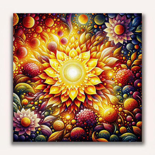 Paint by Numbers - Flower mosaic