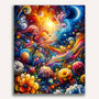Paint by Numbers - Flower Umult Abstract