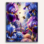 Paint by Numbers - Flowers and Bumblebee