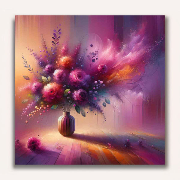 Paint by Numbers - Bouquet of flowers in vase