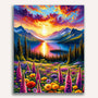 Paint by Numbers - Flowers of the Mountains