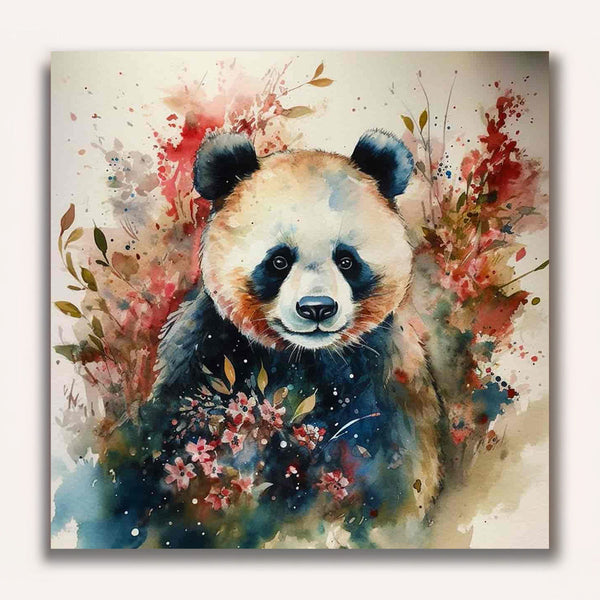 Paint by Numbers - Fluffy panda bear