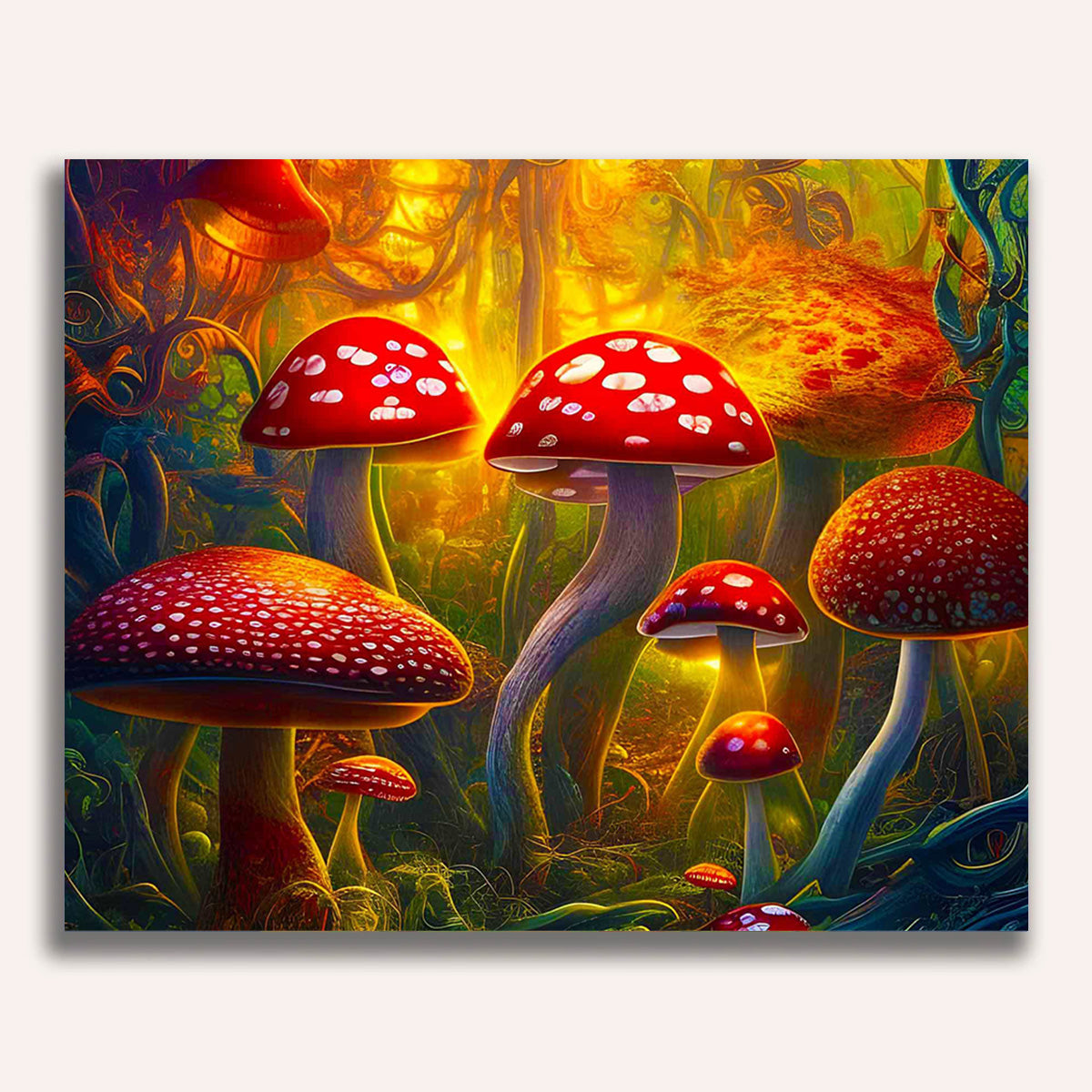 Paint by Numbers - Toadstool family