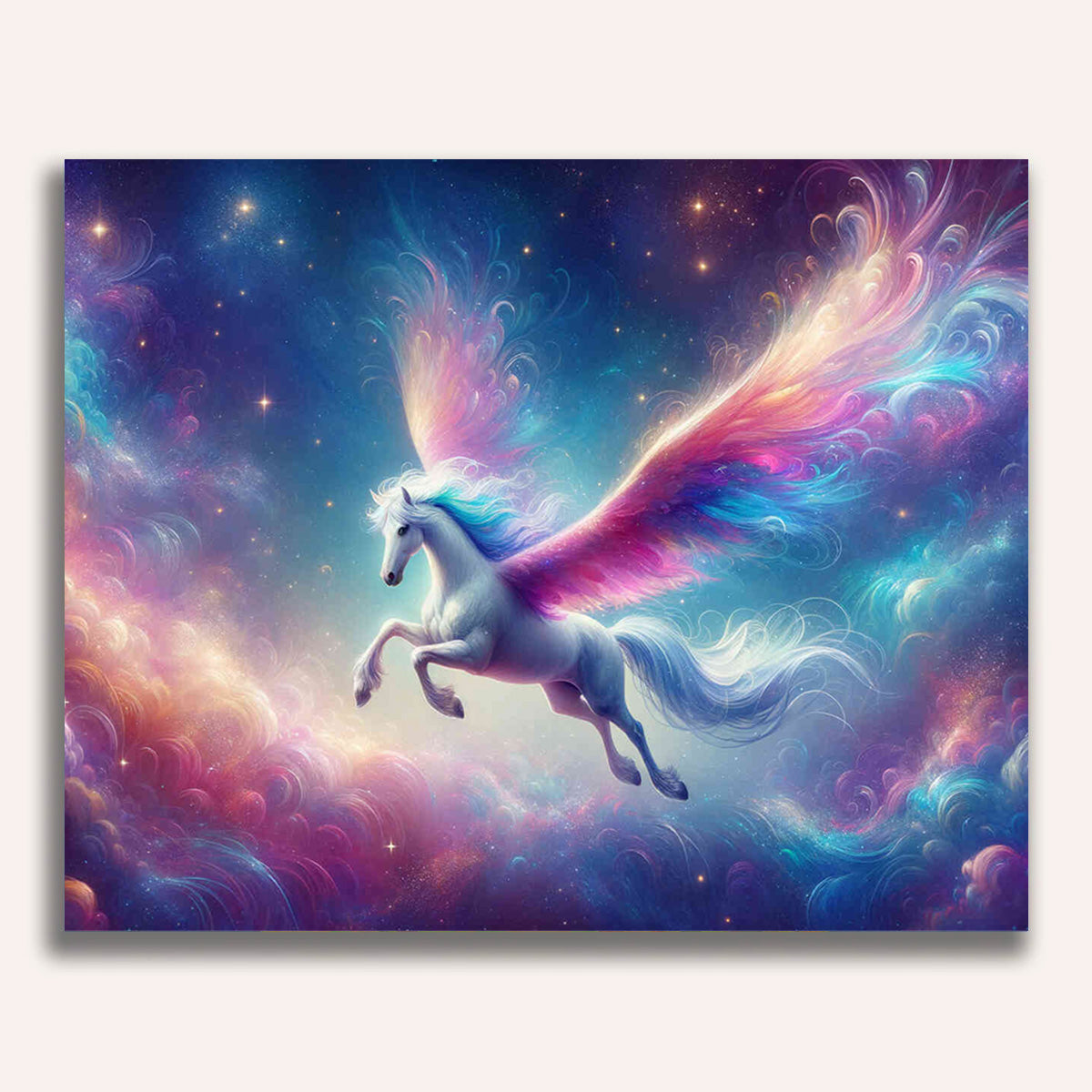 Paint by Numbers - Flying Pegasus