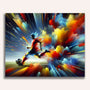 Paint by Numbers - Football, abstract