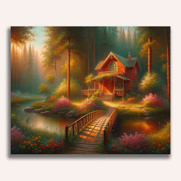Paint by Numbers - Forest edge house