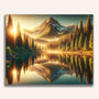 Paint by Numbers - Forest lake
