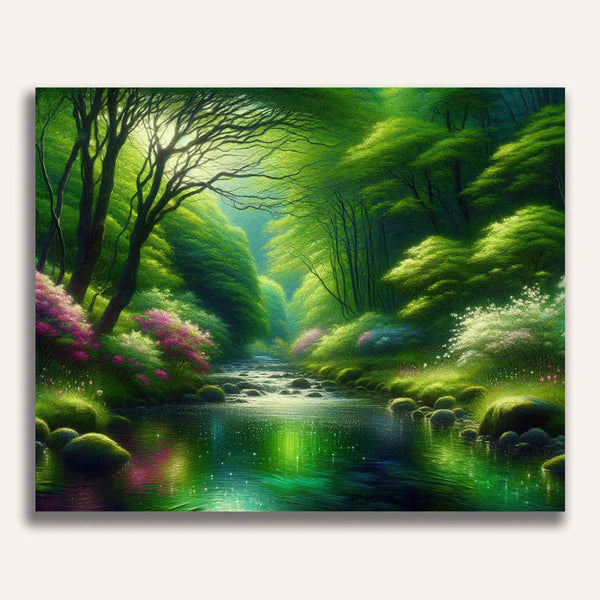Paint by Numbers - Forest meadow