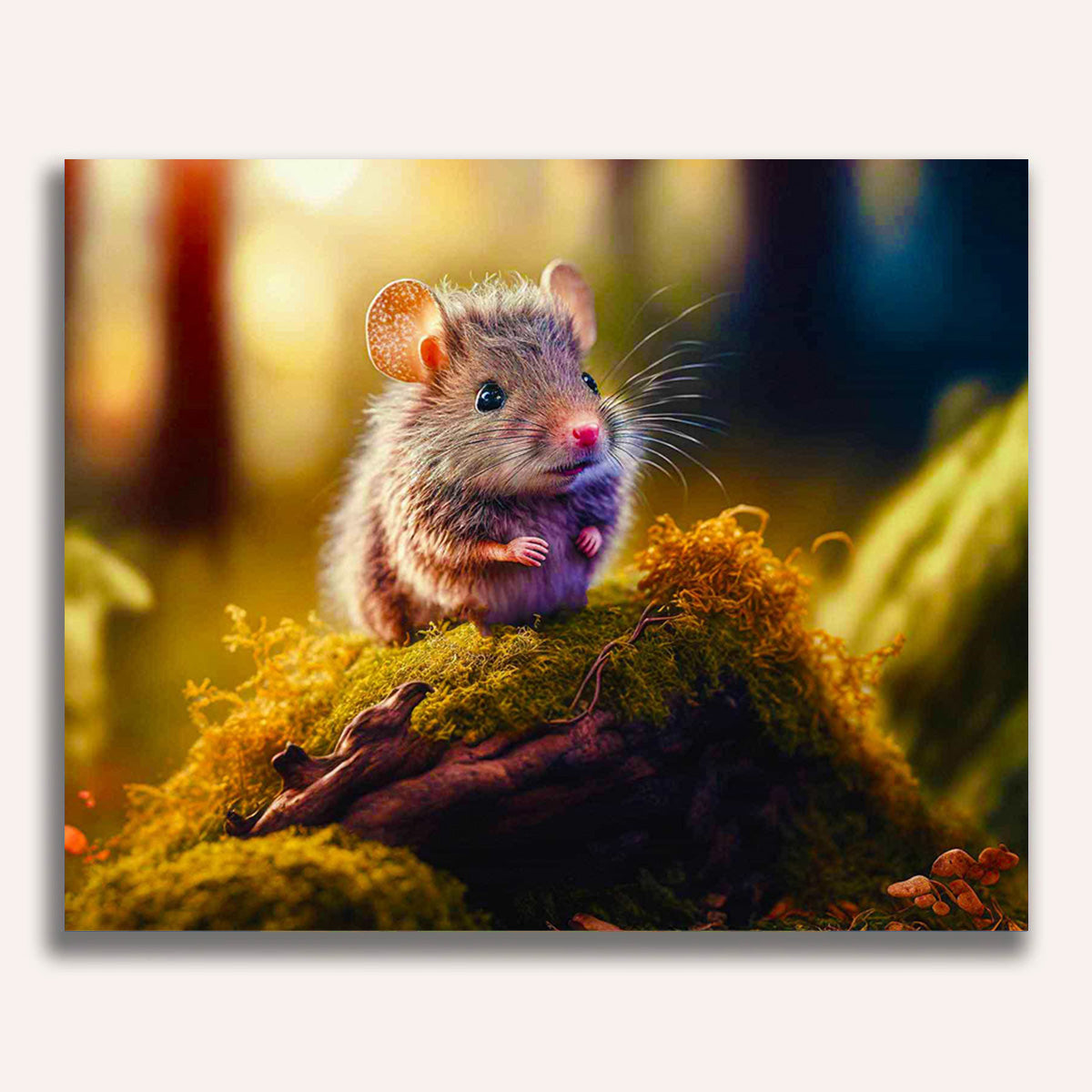 Paint by Numbers - Forest mouse