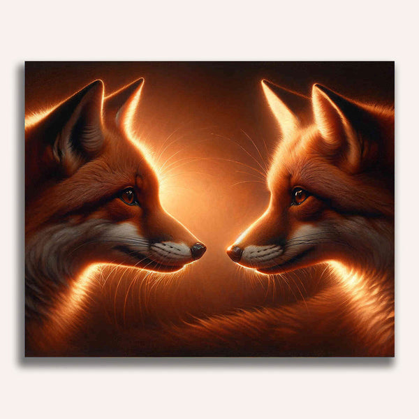 Paint by Numbers - Fox Friendship