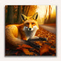 Paint by Numbers - Fox lying