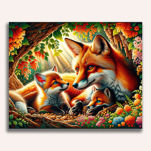Paint by Numbers - Fox Mother