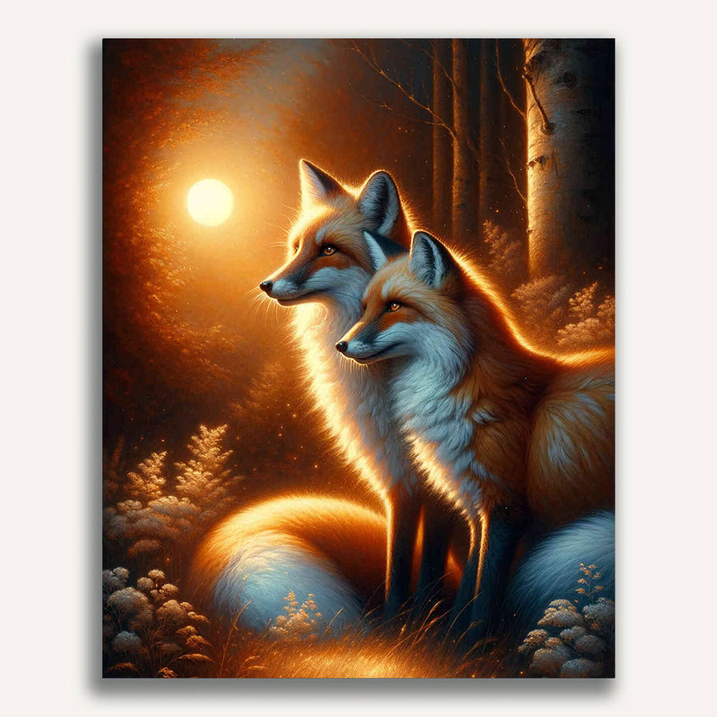 Paint by Numbers - Fox Parchment