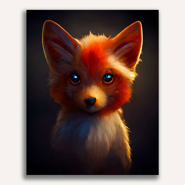 Paint by Numbers - Fox portrait
