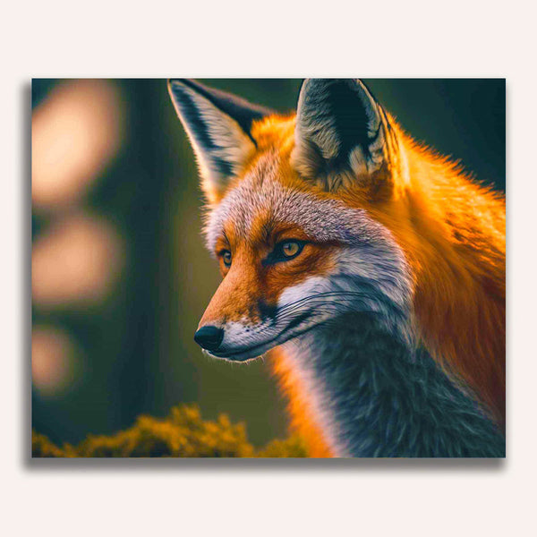 Paint by Numbers - Fox portrait