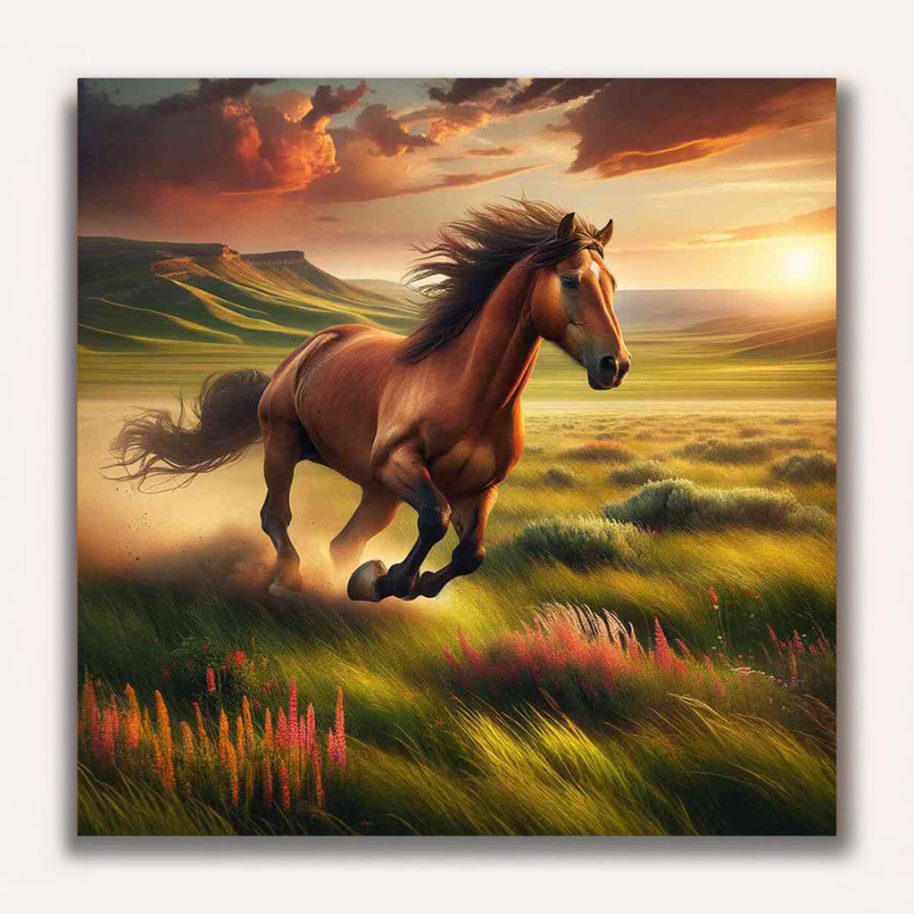 Paint by Numbers - Freedom at Sunset