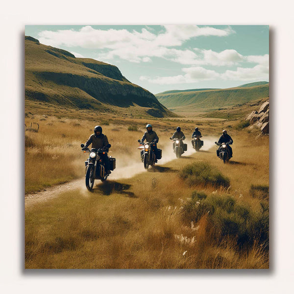 Paint by Numbers - Freedom on two wheels