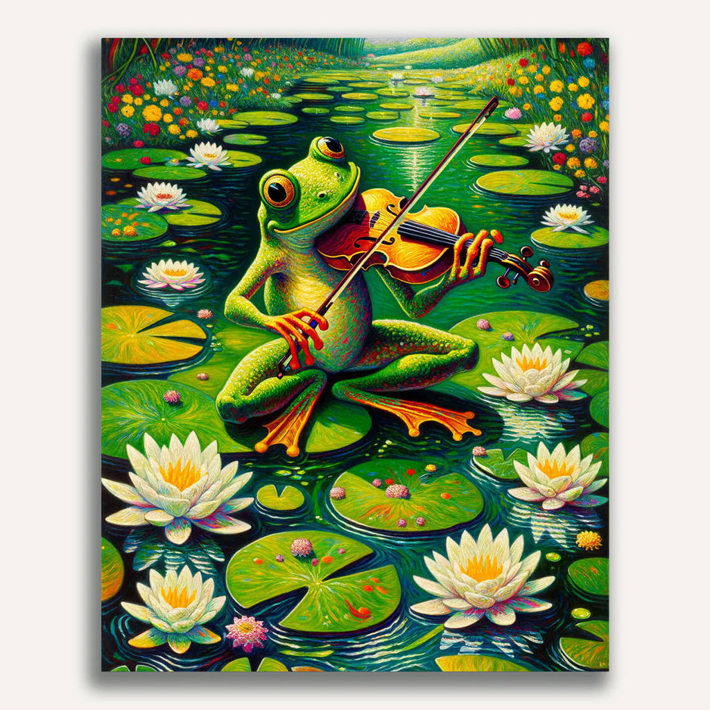 Paint by Numbers - Frog Concert Fiddle