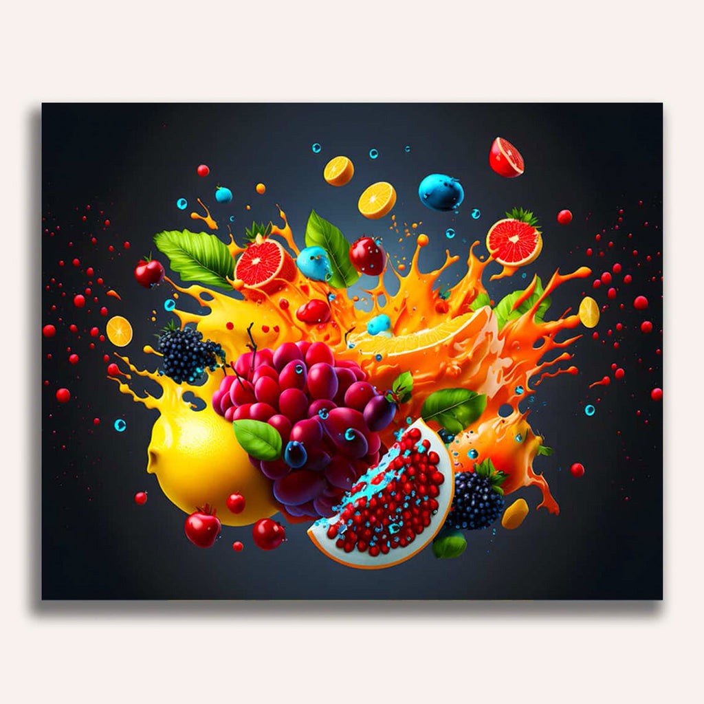 Paint by Numbers - Fruit Explosion Colorful