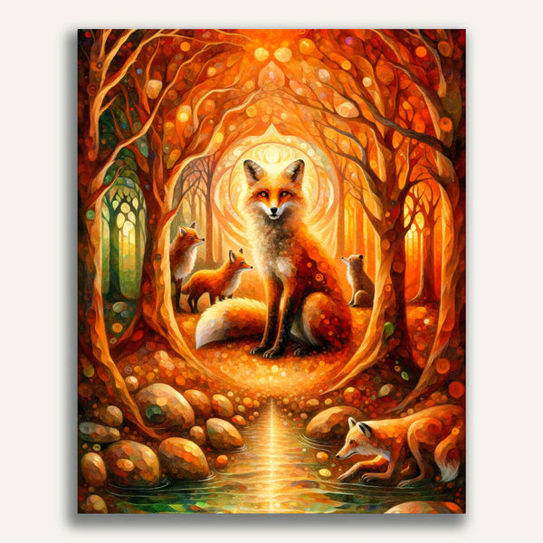 Paint by Numbers - Fuchsbar