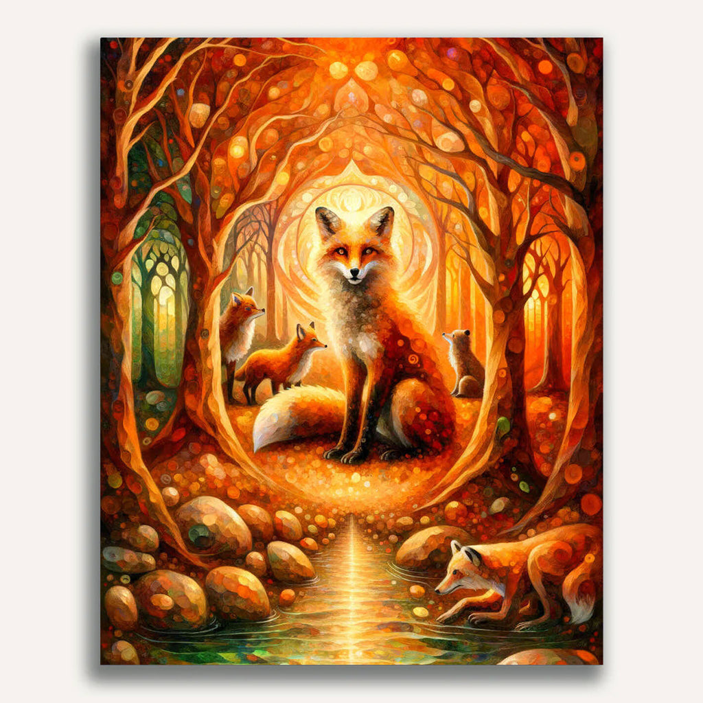 Paint by Numbers - Fuchsbar