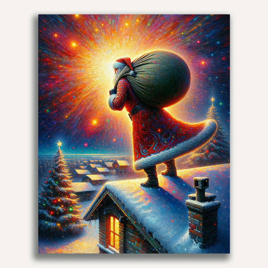 Paint by Numbers - Full Santa Claus