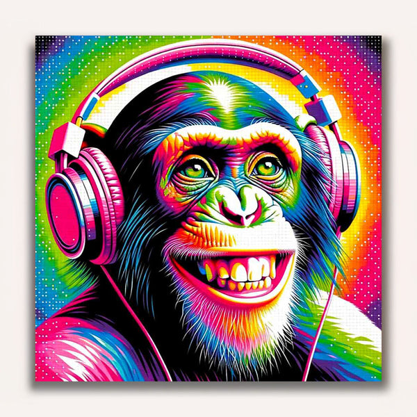 Paint by Numbers - Funny Monkey