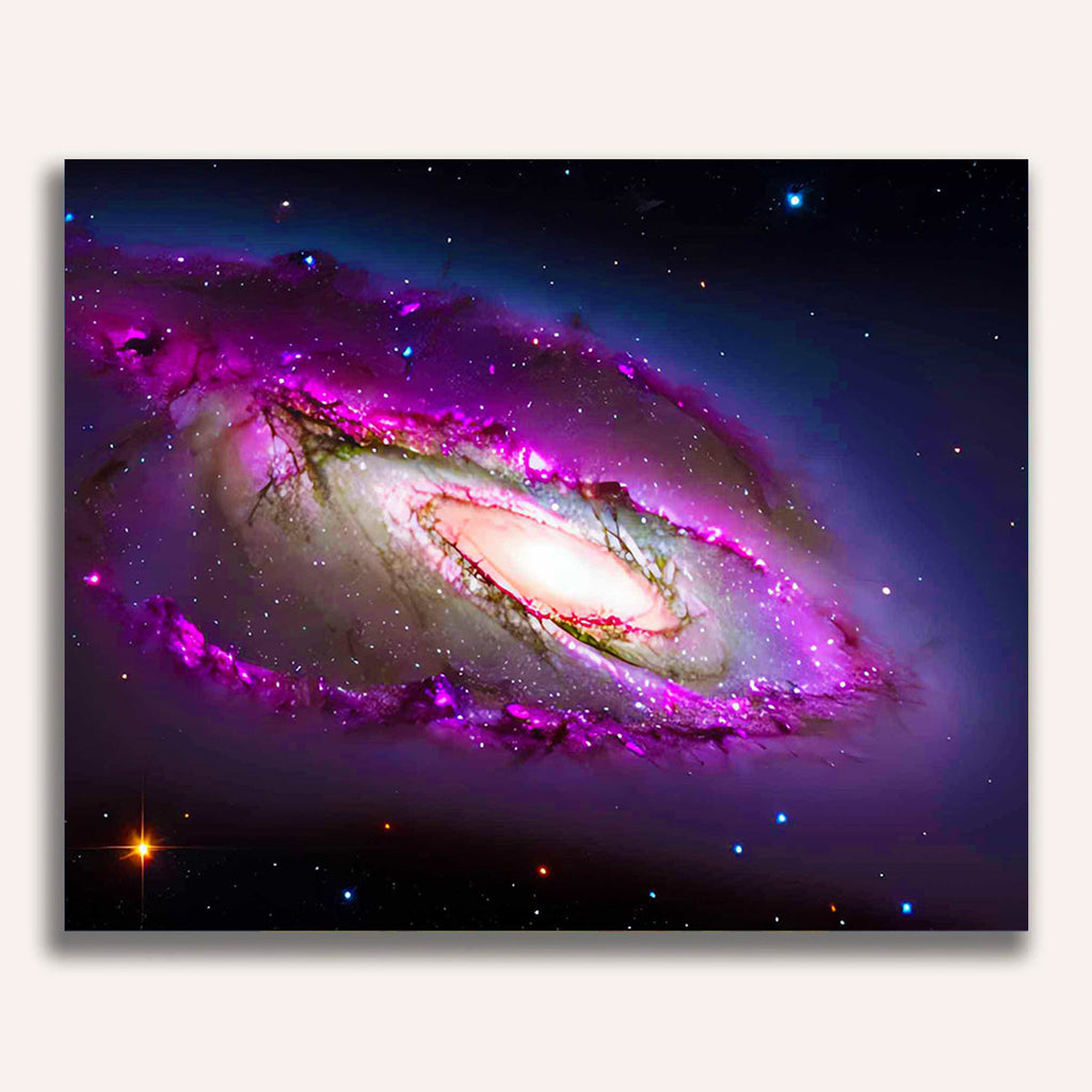 Paint by Numbers - Galaxy in Violette