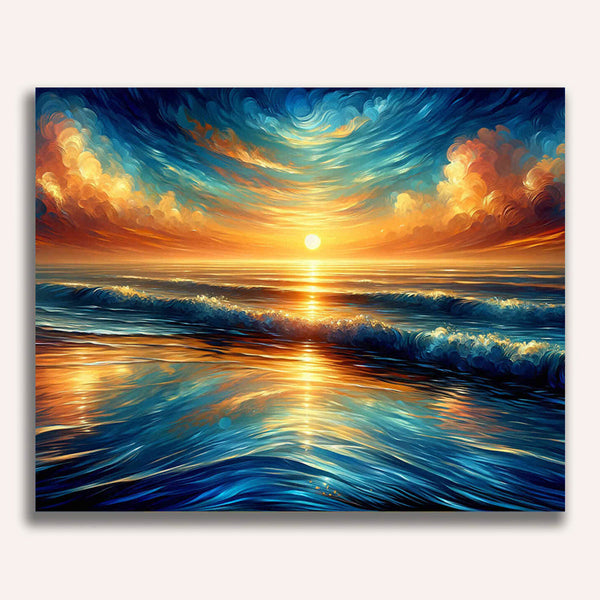 Paint by Numbers - Gentle waves