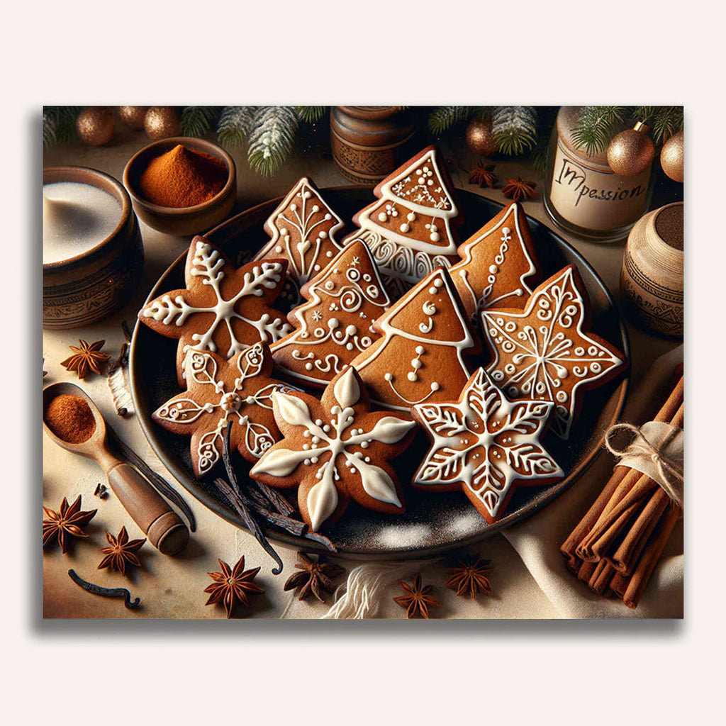 Paint by Numbers - Gingerbread