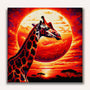 Paint by Numbers - Giraffe Before the Sun