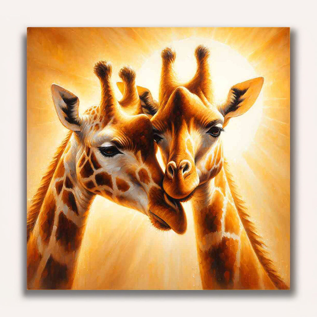 Paint by Numbers - Giraffe Parching