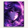 Paint by Numbers - Girl, purple
