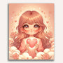 Paint by Numbers - Girl with heart