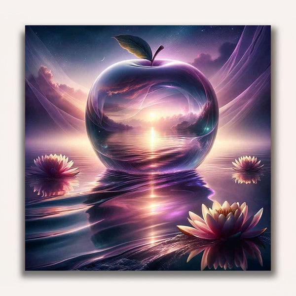 Paint by Numbers - Glass Apple Roses in the Sea