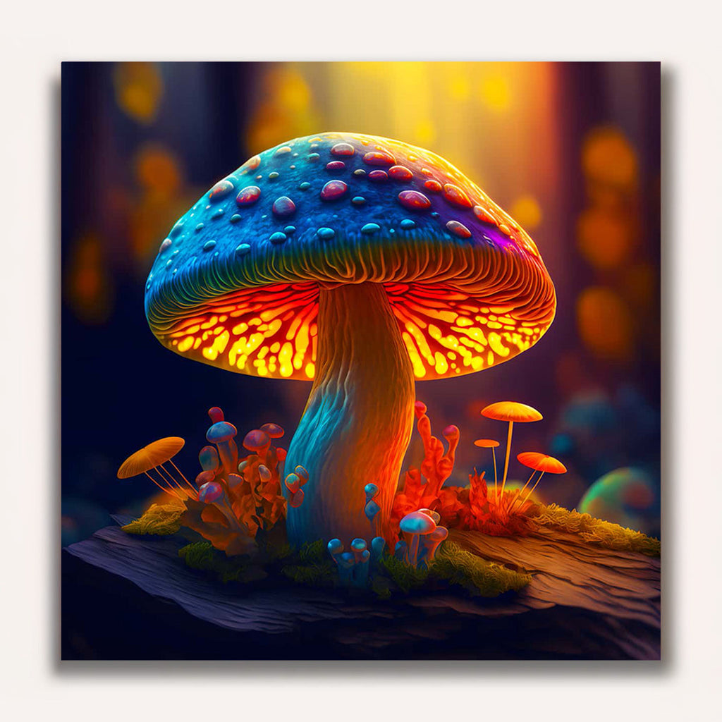 Paint by Numbers - Glow in the dark mushroom